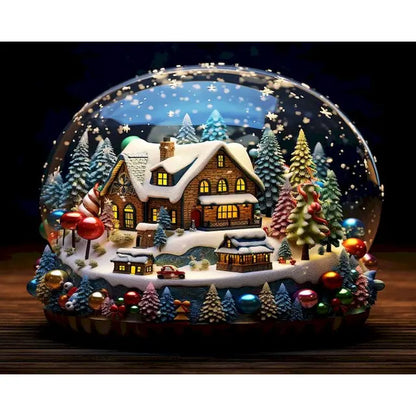 Diamond Painting Christmas Scenery - Mosaic Art Kit for Adults - The Cool Collective AU