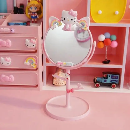 H e l l o  K i t t y LED Makeup Mirror – USB, Kawaii, Intelligent Light - The Cool Collective AU