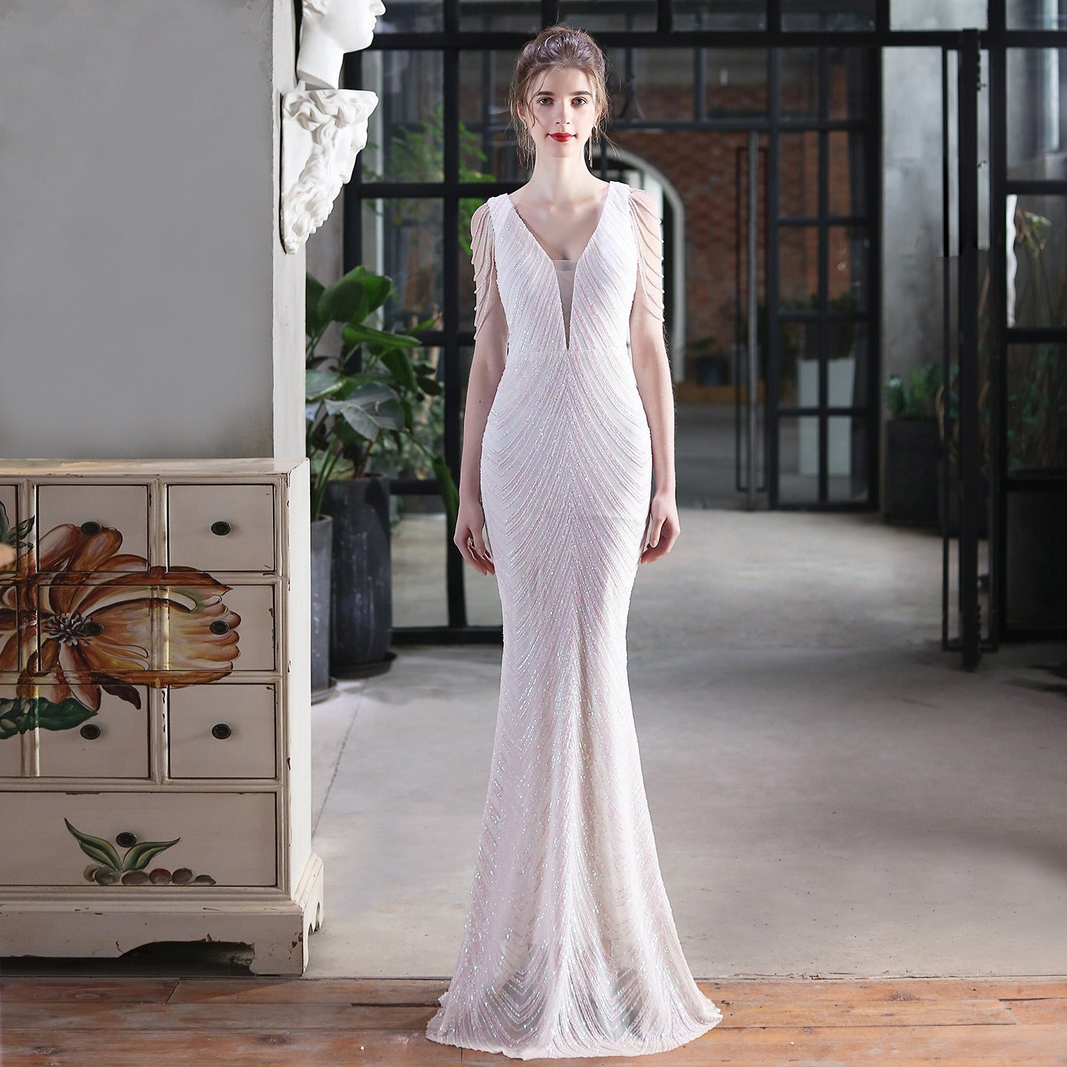 Sequin Fishtail Dress – Perfect for Performances, Events, or Evening Wear - The Cool Collective AU