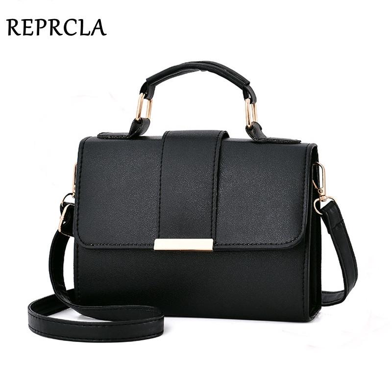 Women Small Leather Shoulder Bag - Flap Crossbody Messenger - Gray