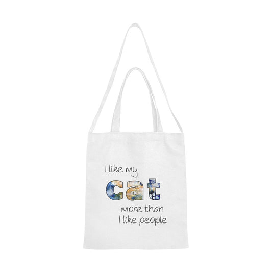 I LIKE MY CAT Canvas Tote Bag - The Cool Collective AU