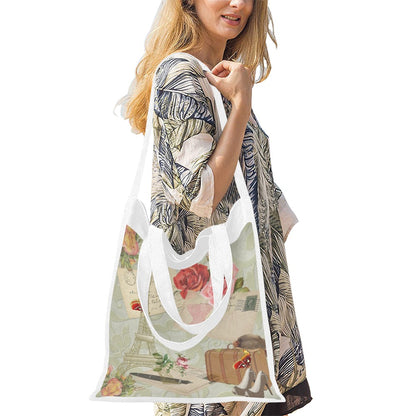 VICTORIAN VINTAGE V Canvas Tote Bag - The Cool Collective AU