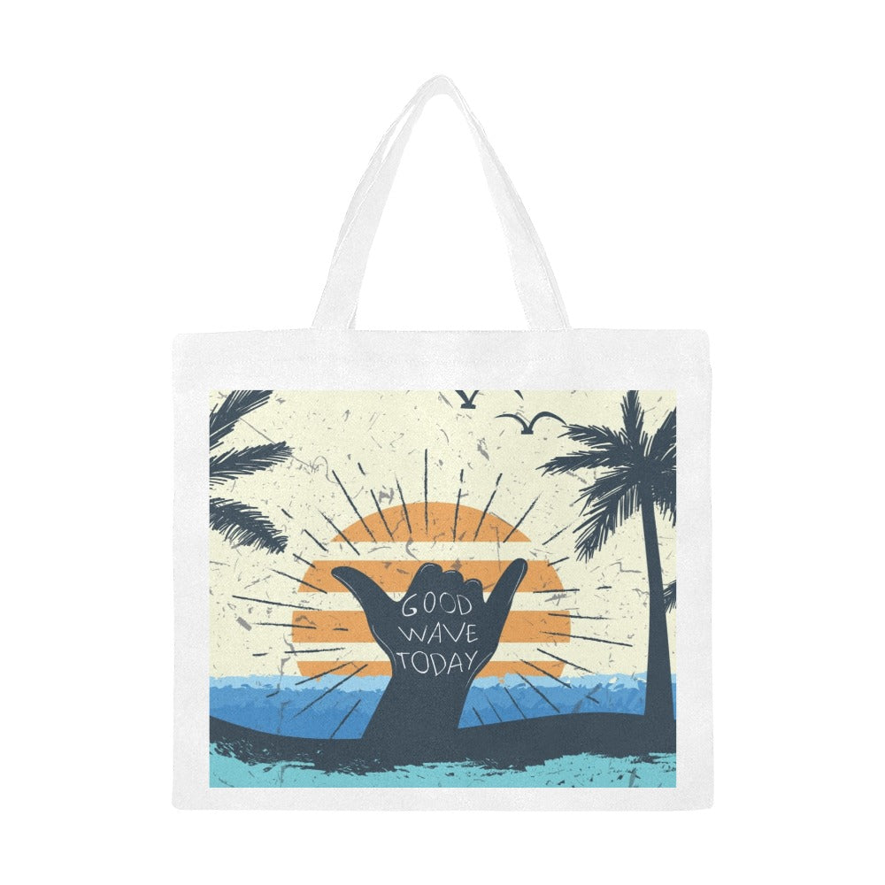 Good Wave Today Canvas Tote Bag - The Cool Collective AU