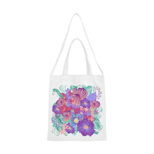 floral illustration Canvas Tote Bag - The Cool Collective AU