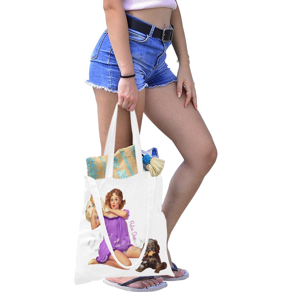 RETRO DIVA 15 Canvas Tote Bag - The Cool Collective AU