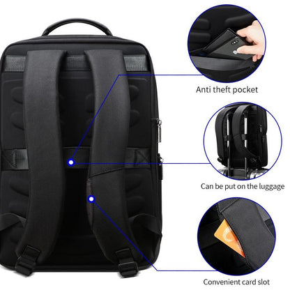 Anti - theft Waterproof Business Backpack for Travel - 30x15x44cm in Black - The Cool Collective AU