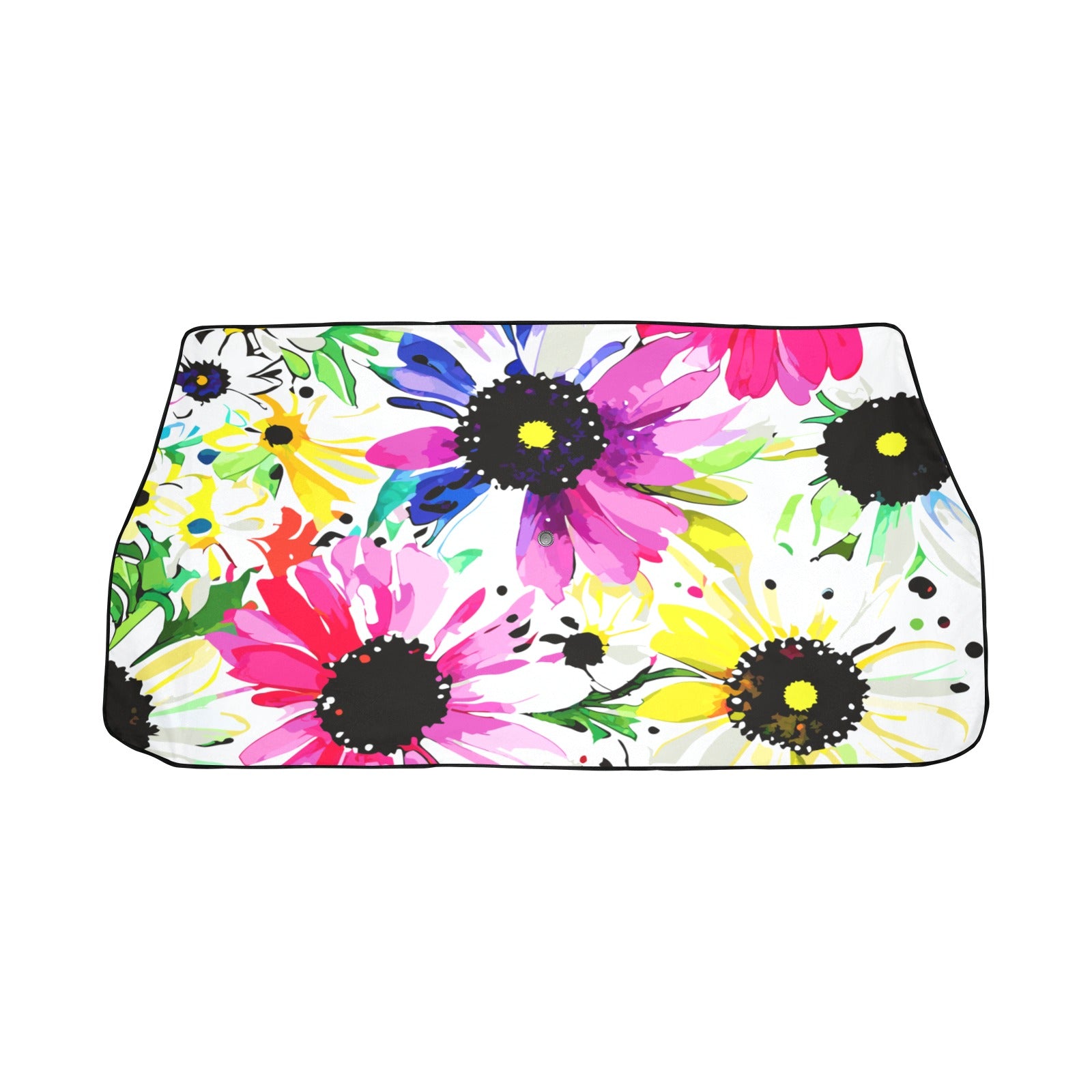 Watercolour Floral Bouquet II Car Sun Shade Umbrella 58"x29" - The Cool Collective AU