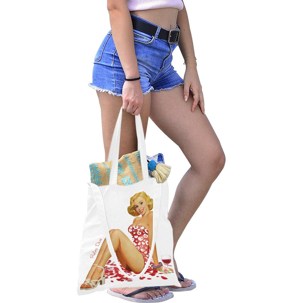 RETRO DIVA 14 Canvas Tote Bag - The Cool Collective AU