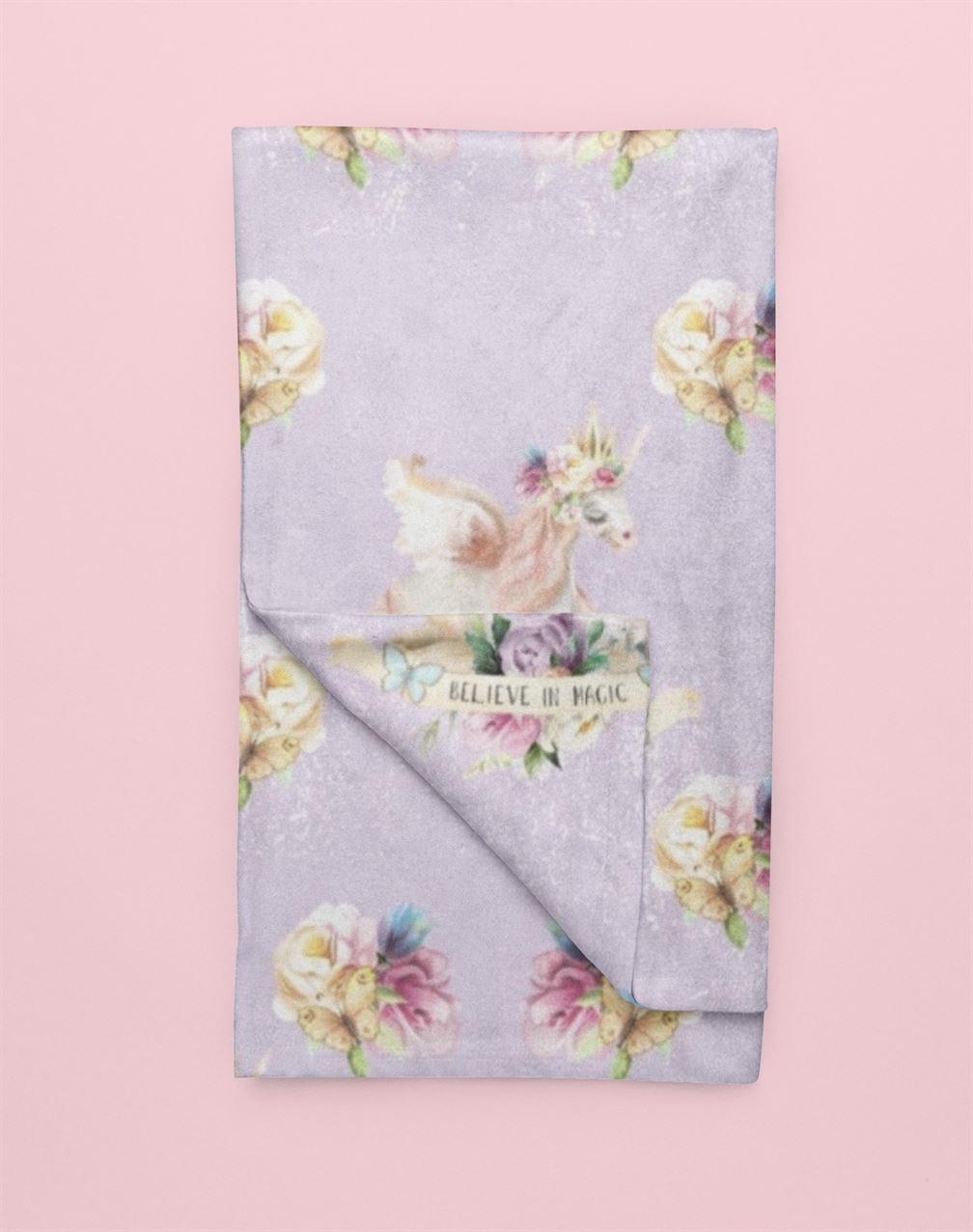 Believe In Magic Unicorn Ultra-Soft Micro Fleece Blanket - The Cool Collective AU
