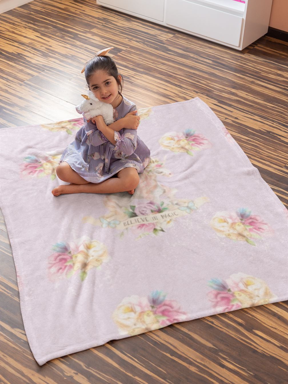 Believe In Magic Unicorn Ultra-Soft Micro Fleece Blanket - The Cool Collective AU