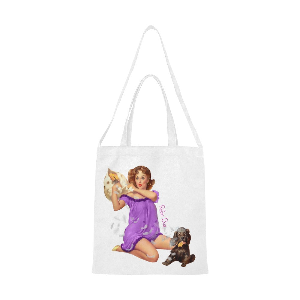 RETRO DIVA 15 Canvas Tote Bag - The Cool Collective AU