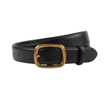 Classic Leather Belts for Women, Joyreap Genuine Leather Womens Belts with Gold Buckle (Black) - The Cool Collective AU