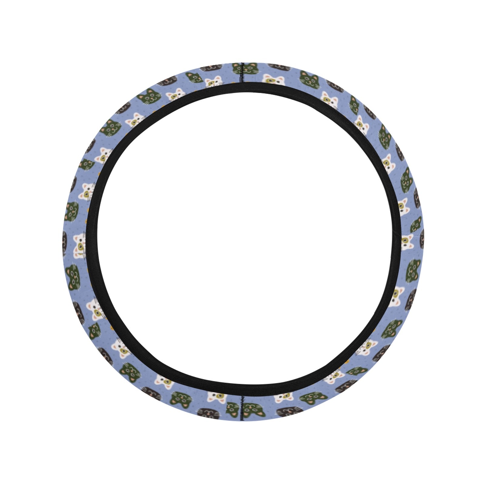 Kitty Cat Steering Wheel Cover with Elastic Edge - The Cool Collective AU