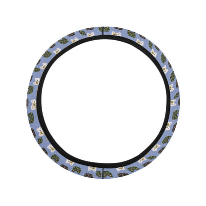 Kitty Cat Steering Wheel Cover with Elastic Edge - The Cool Collective AU