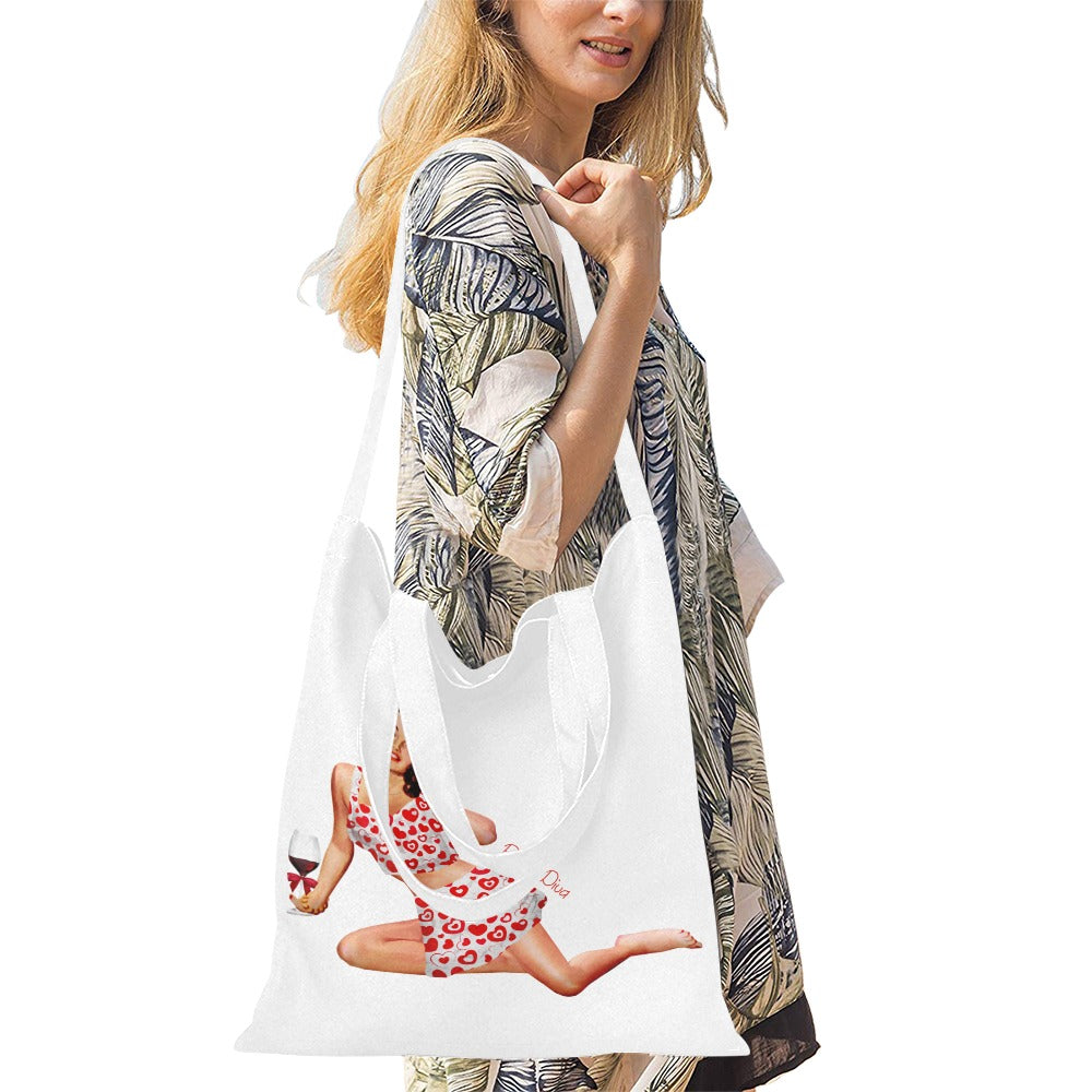 RETRO DIVA 13 Canvas Tote Bag - The Cool Collective AU