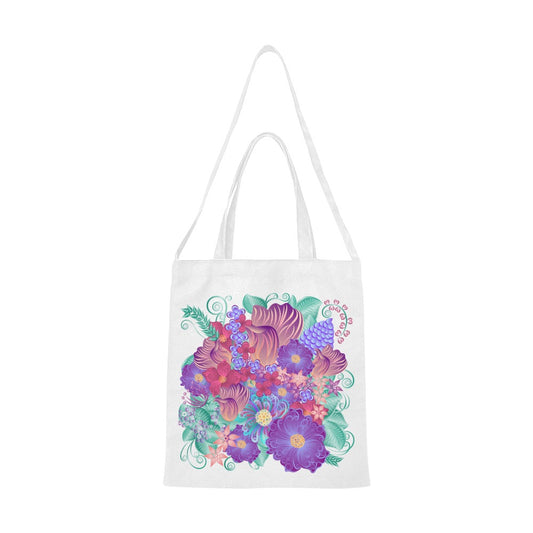 floral illustration Canvas Tote Bag - The Cool Collective AU