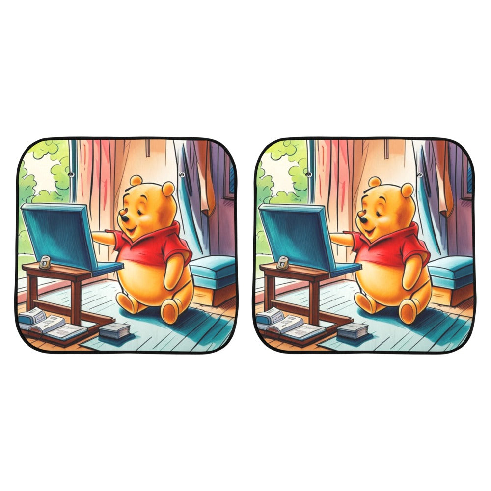 P O O H   B E A R  II Car Sun Shade 28"x28"x 2pcs - The Cool Collective AU