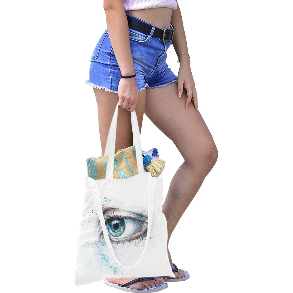 BEDROOM BLUE Canvas Tote Bag - The Cool Collective AU