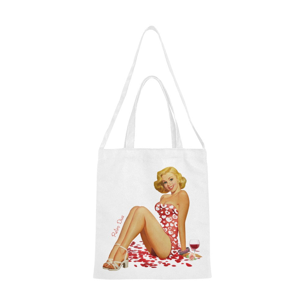 RETRO DIVA 14 Canvas Tote Bag - The Cool Collective AU