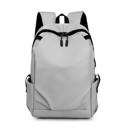 Grey Modern Anti - Theft Laptop Backpack with USB Charging Port - Water - Repellent Travel & Business Bag for 15.6 Inch Laptops - The Cool Collective AU