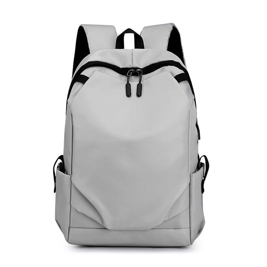 Grey Modern Anti - Theft Laptop Backpack with USB Charging Port - Water - Repellent Travel & Business Bag for 15.6 Inch Laptops - The Cool Collective AU