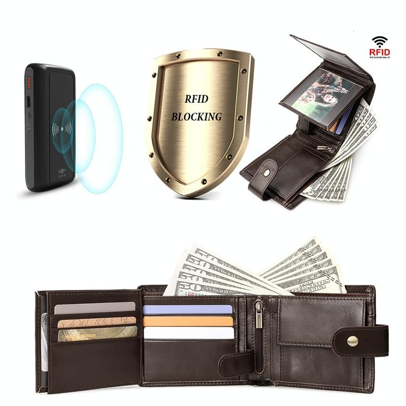 Men Multi - card Anti - magnetic Wallet - Compact Design - The Cool Collective AU