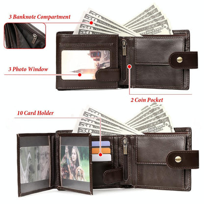 Men Multi - card Anti - magnetic Wallet - Compact Design - The Cool Collective AU