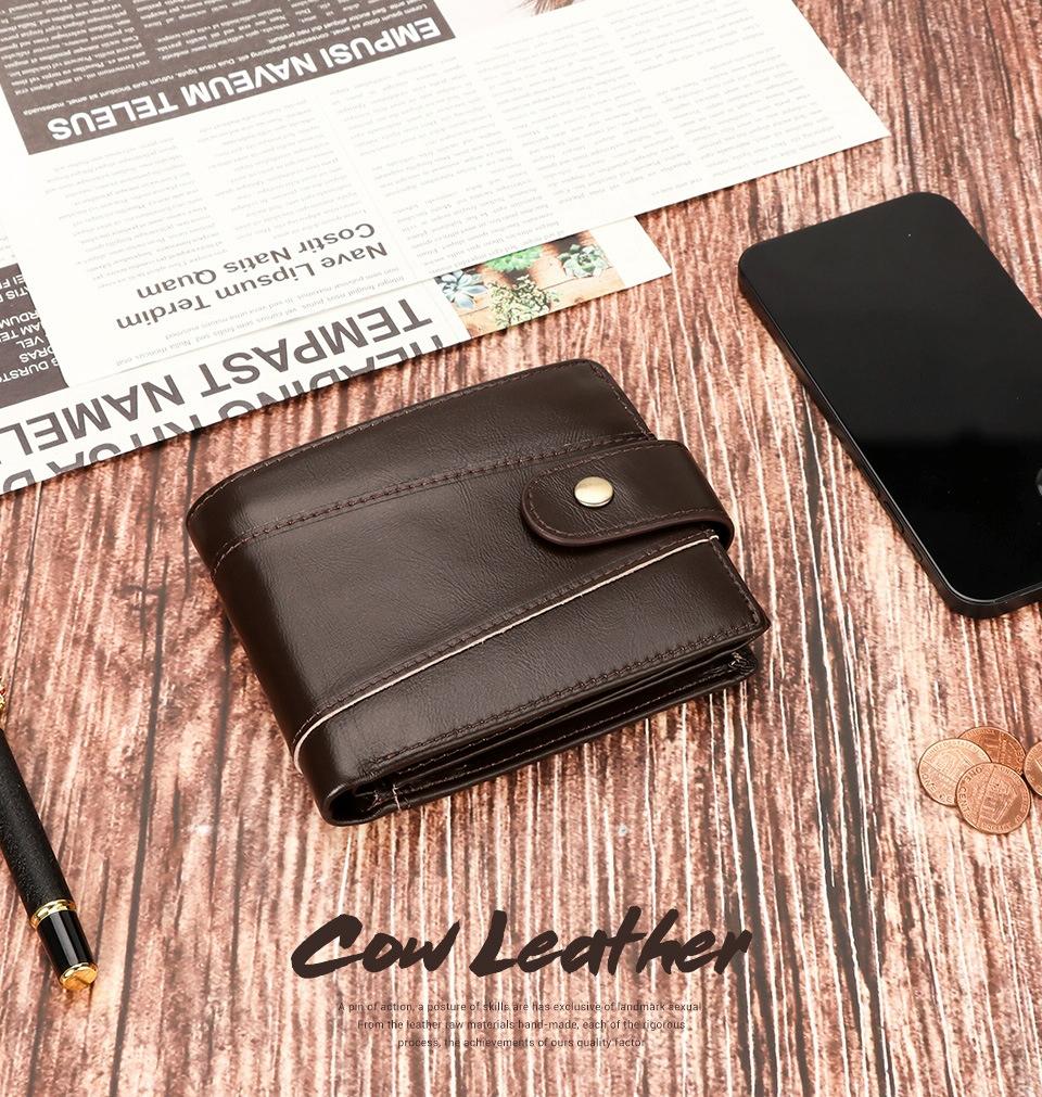 Men Multi - card Anti - magnetic Wallet - Compact Design - The Cool Collective AU