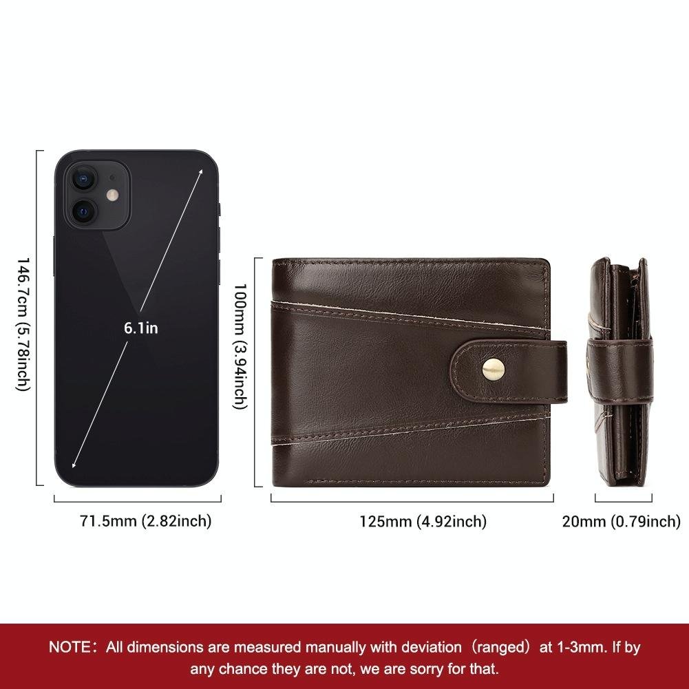 Men Multi - card Anti - magnetic Wallet - Compact Design - The Cool Collective AU