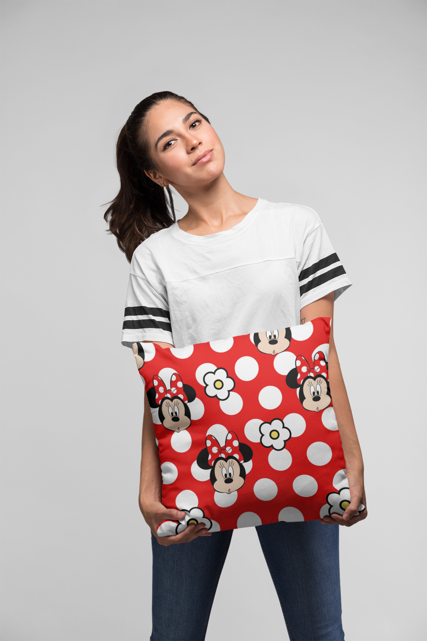 Minnie Mouse Zippered Cushion Cover 20"x20" - The Cool Collective AU