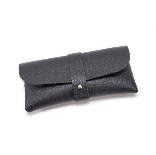 Red Chic & Sleek PU Leather Soft Eyeglass Case - Protective Pouch for Sunglasses & Reading Glasses - The Cool Collective AU