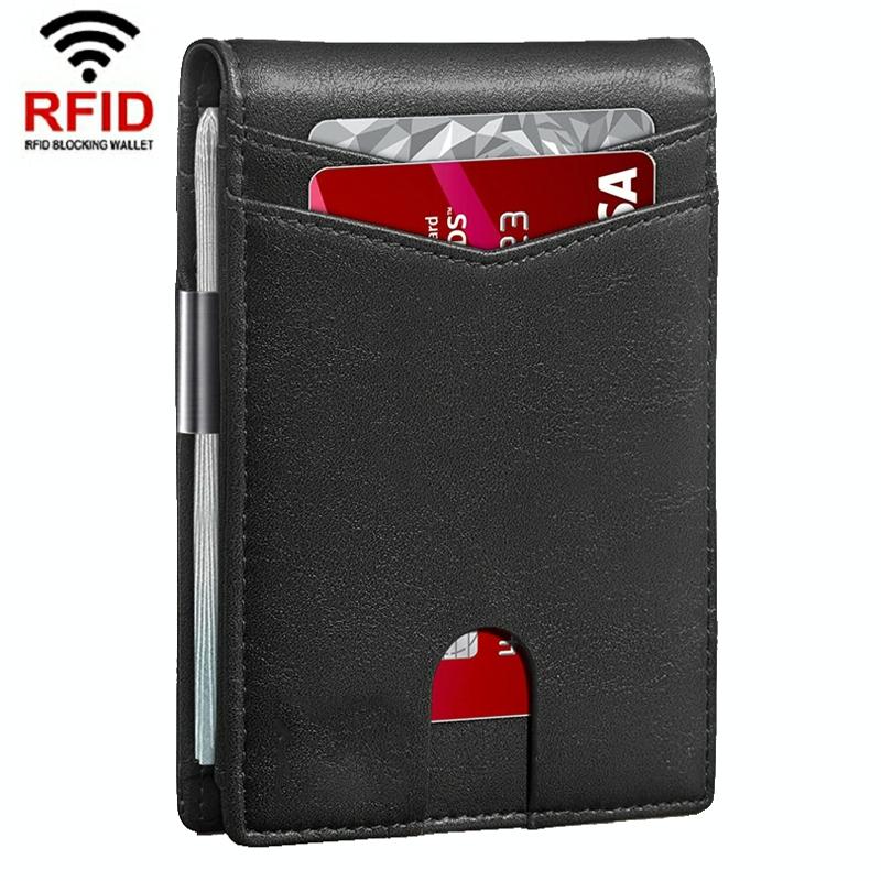Rfid - protected Leather Credit Card Wallet - Secure & Stylish - Beige - The Cool Collective AU
