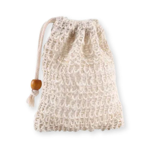 Natural Sisal Soap Bag - Exfoliating Soap Saver Pouch - The Cool Collective AU