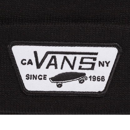VANS Milford Beanie Warm Winter Knit Hat Ski Cap - Black - The Cool Collective AU