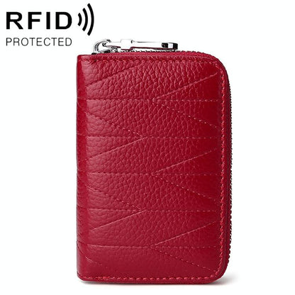 Women Anti Magnetic Leather Rfid Wallet - Black - The Cool Collective AU