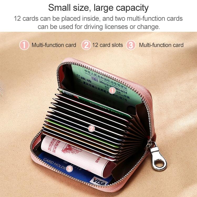 Women Anti Magnetic Leather Rfid Wallet - Wine Red - The Cool Collective AU