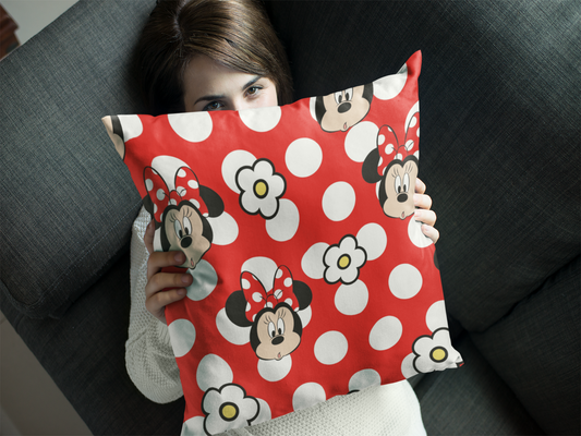 Minnie Mouse Zippered Cushion Cover 20"x20" - The Cool Collective AU