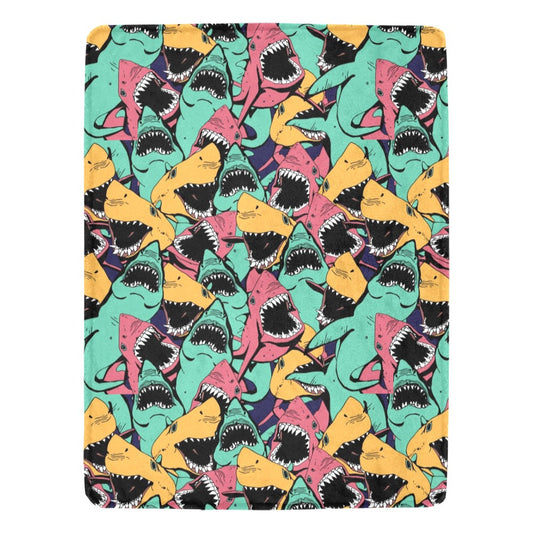 Sharks Ultra-Soft Micro Fleece Blanket - The Cool Collective AU