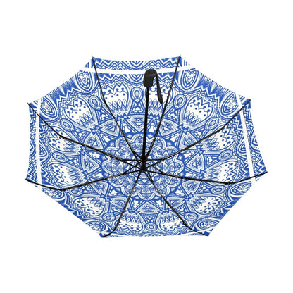 Hamptons Mandala Anti-UV Auto-Foldable Umbrella - The Cool Collective AU