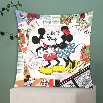 Mickey/Mini Zippered Cushion Cover 20"x20" - The Cool Collective AU