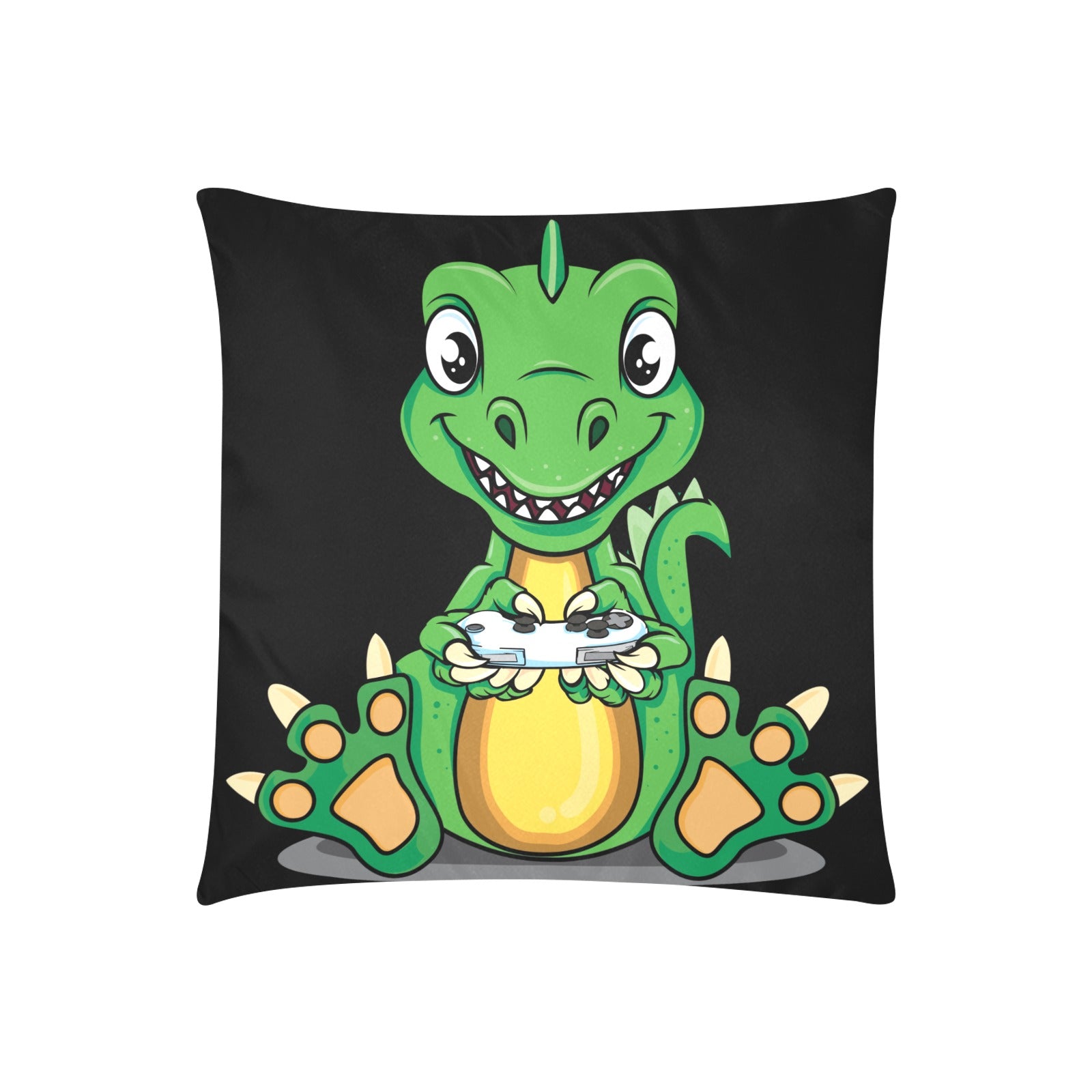 Dino Zippered Cushion Cover 20"x20" - The Cool Collective AU