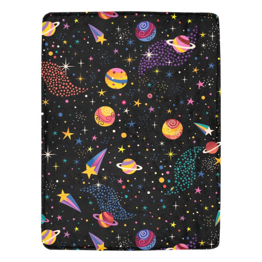 Planets Space Ultra-Soft Micro Fleece Blanket - The Cool Collective AU
