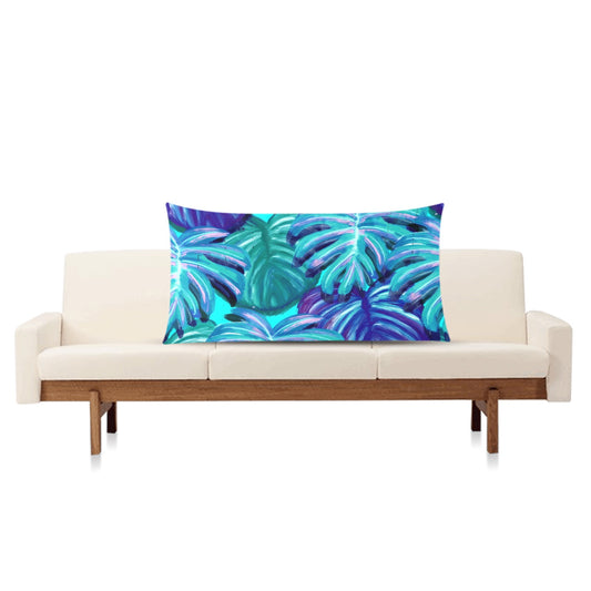 Tropical Blues Rectangle Pillow Case 20"x36" - The Cool Collective AU