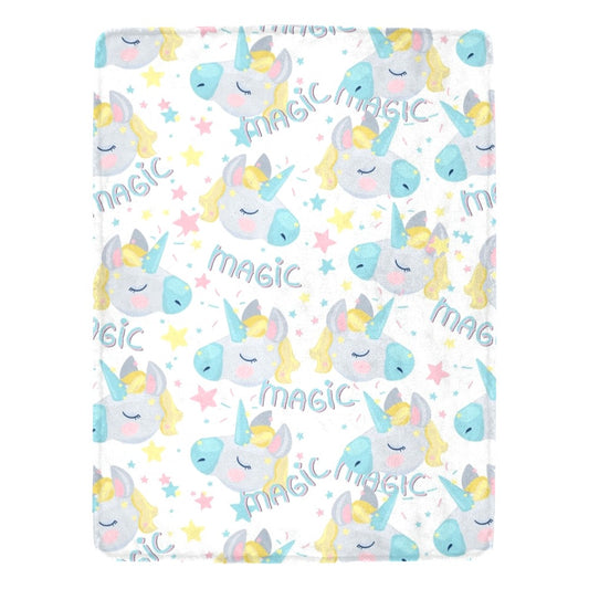 Magic Unicorn Ultra-Soft Micro Fleece Blanket - The Cool Collective AU