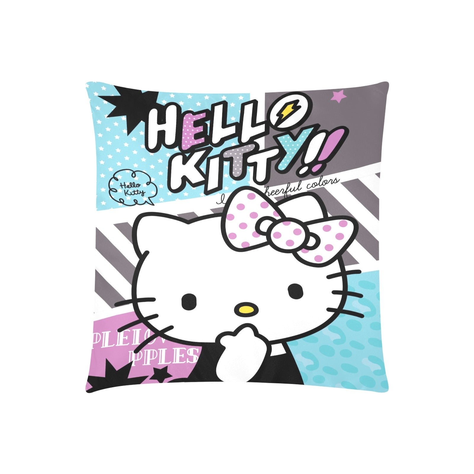 Hello Kitty 4 Zippered Cushion Cover 20"x20" - The Cool Collective AU
