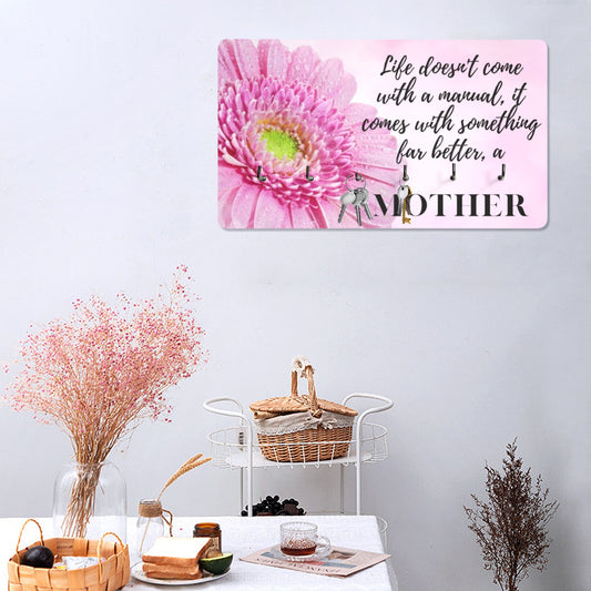 Life Doesn't Come with a Manual Wall Mounted Decor Key Holder - The Cool Collective AU
