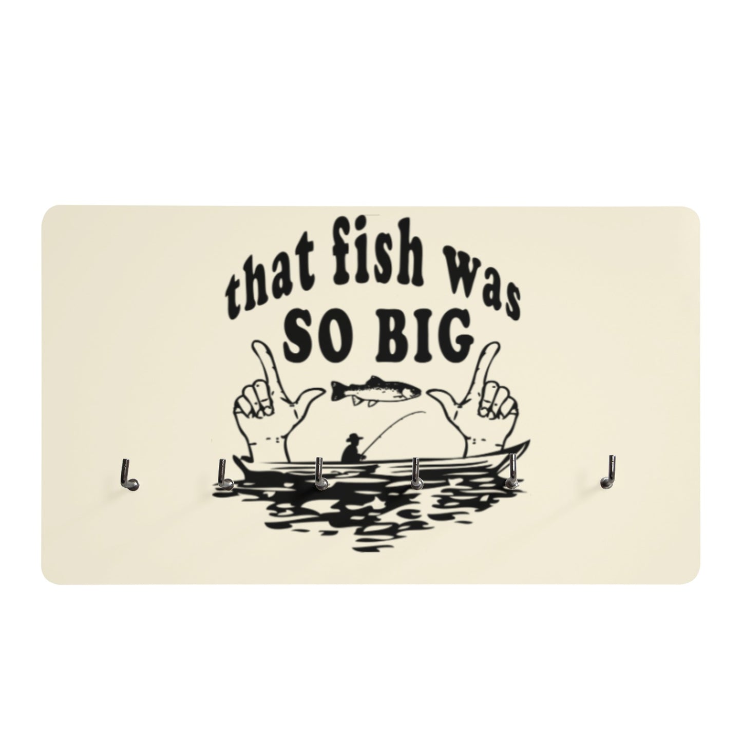 That Fish Was So Big Wall Mounted Decor Key Holder - The Cool Collective AU