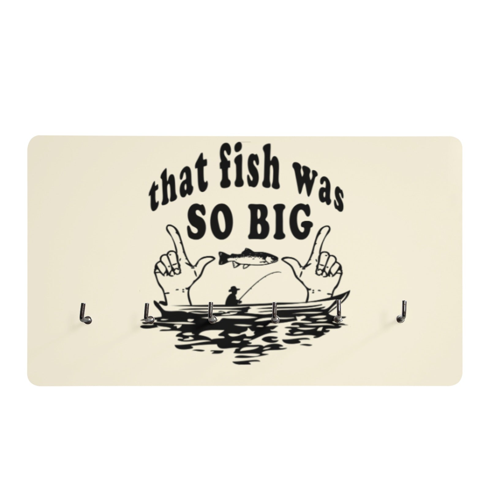 That Fish Was So Big Wall Mounted Decor Key Holder - The Cool Collective AU