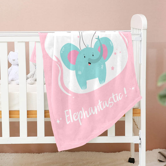 Elephantastic III Baby Blanket - The Cool Collective AU