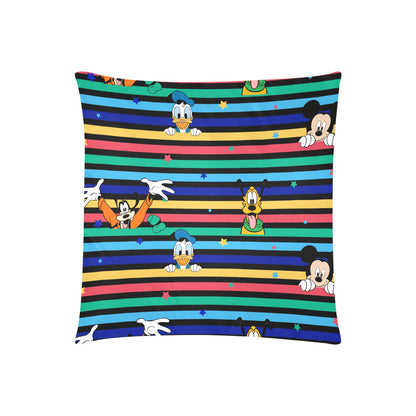 Duck, Mouse, Dog Zippered Cushion Cover 20"x20" - The Cool Collective AU